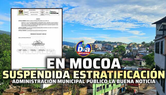 Suspendida la estratificación socioeconómica en Mocoa para proteger la economía de las familias