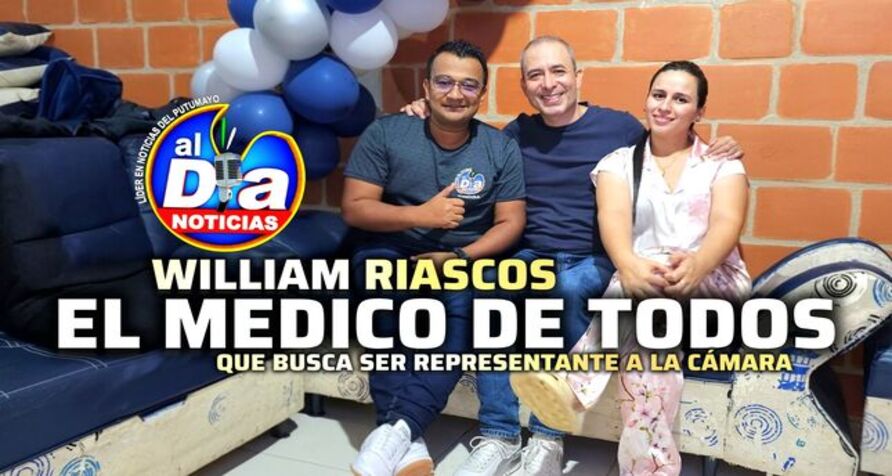 El médico de todos, que busca ser representante a la Cámara del Putumayo.