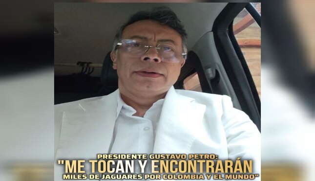 Petro responde a De la Espriella: “me tocan y encontrarán con las y los jaguares”