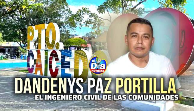 Dandenys Paz, el ingeniero que busca convertir las necesidades de Puerto Caicedo en proyectos para las comunidades