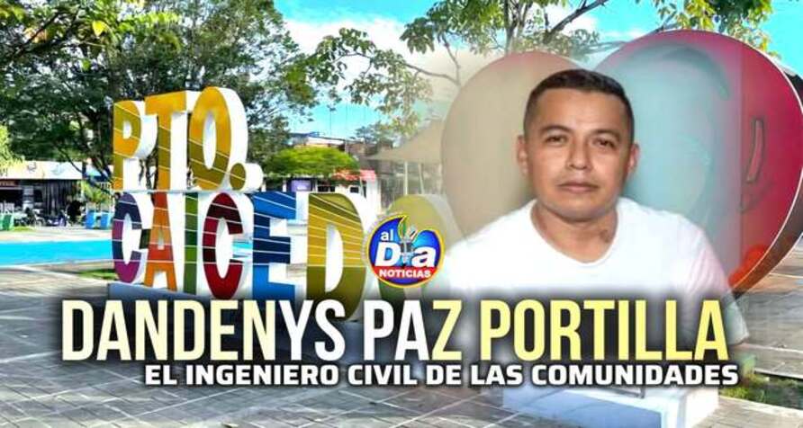 Dandenys Paz, el ingeniero que busca convertir las necesidades de Puerto Caicedo en proyectos para las comunidades