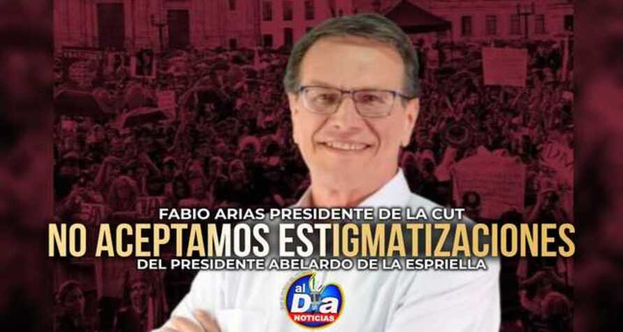 “No aceptamos estigmatizaciones” Presidente de la CUT 